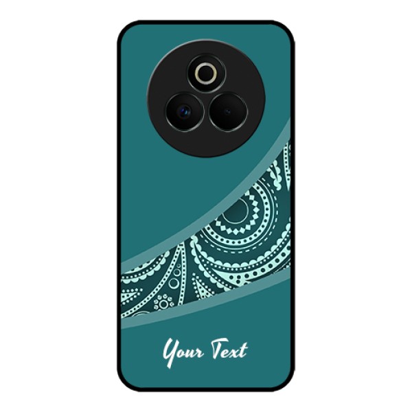 Realme P3 Pro 5G Custom Glass Phone Case - Semi Visible Floral Design