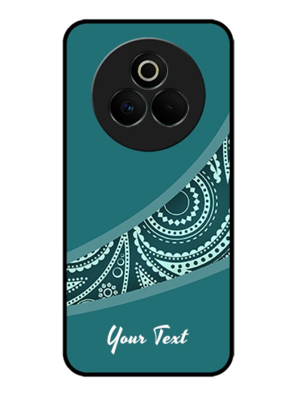 Custom Realme P3 Pro 5G Custom Glass Phone Case - Semi Visible Floral Design