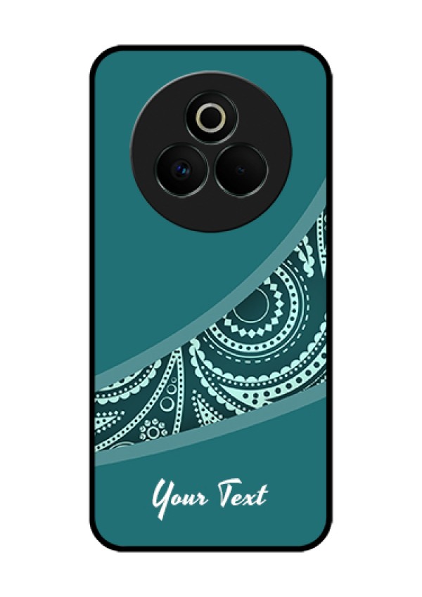 Realme P3 Pro 5G Custom Glass Phone Case - Semi Visible Floral Design
