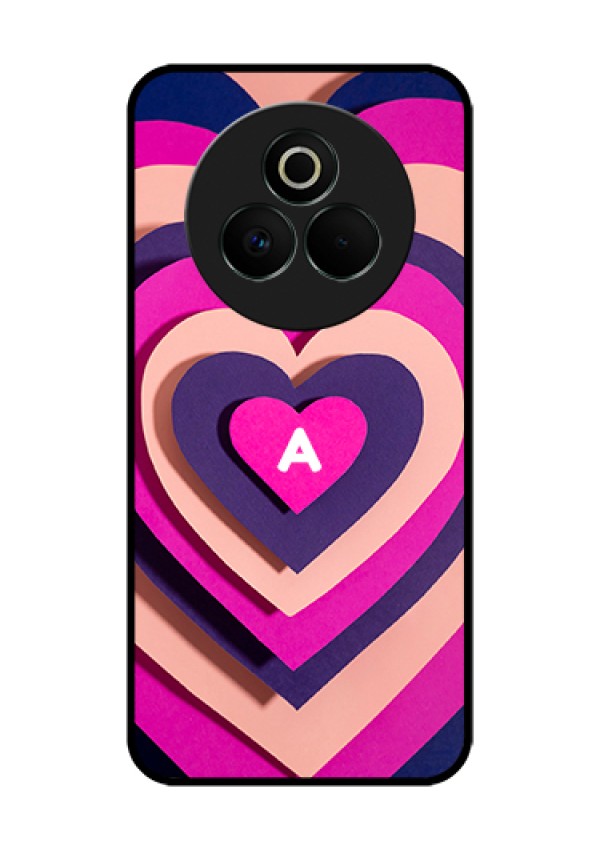 Realme P3 Pro 5G Custom Glass Phone Case - Cute Heart Pattern Design