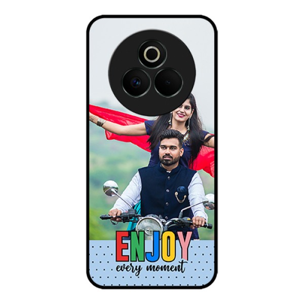 Realme P3 Pro 5G Custom Glass Phone Case - Enjoy Every Moment Design Realme P3 Pro 5G Custom Glass Phone Case - Enjoy Every Moment Design