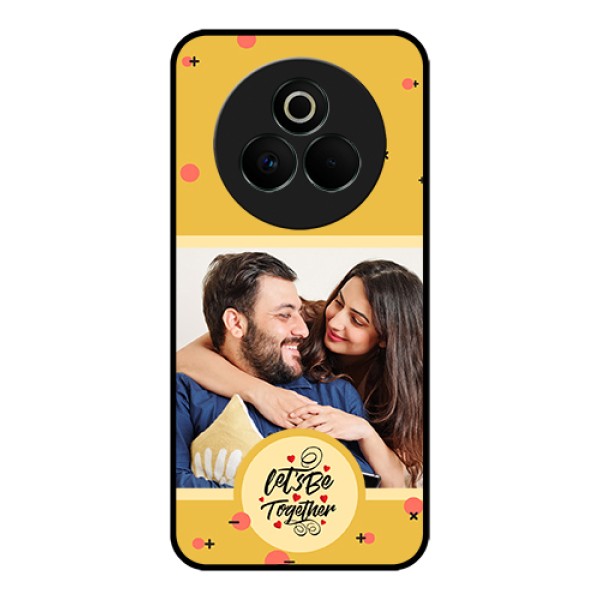 Realme P3 Pro 5G Custom Glass Phone Case - Lets Be Together Design Realme P3 Pro 5G Custom Glass Phone Case - Lets Be Together Design