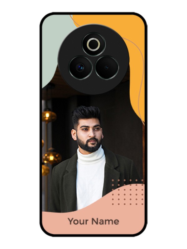 Custom Realme P3 Pro 5G Custom Glass Phone Case - Tri - Coloured Overlay Design