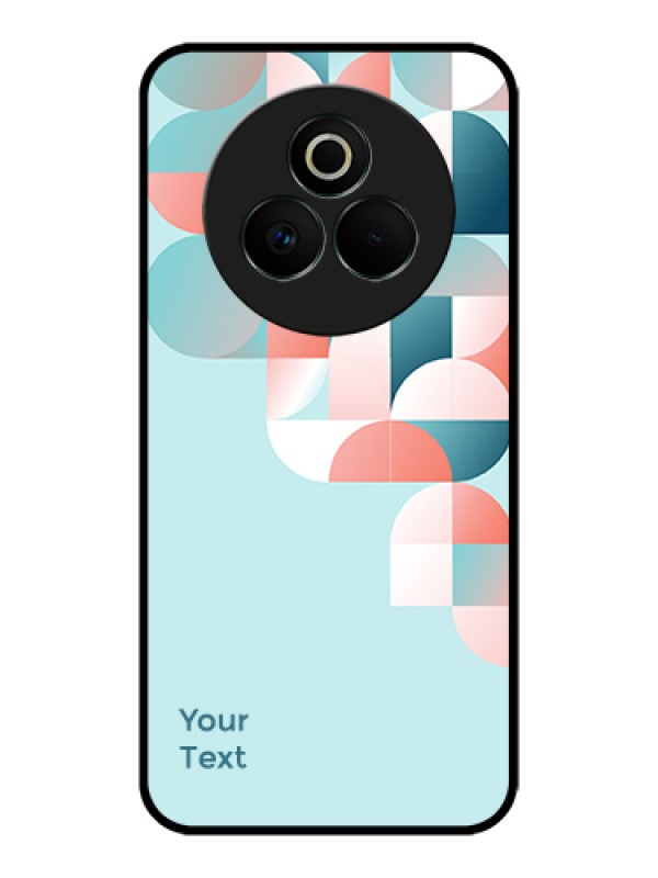 Custom Realme P3 Pro 5G Custom Glass Phone Case - Stylish Semi - Circle Pattern Design