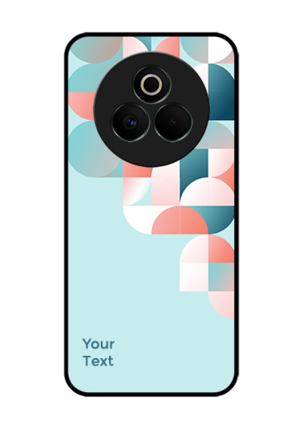 Realme P3 Pro 5G Custom Glass Phone Case - Stylish Semi - Circle Pattern Design