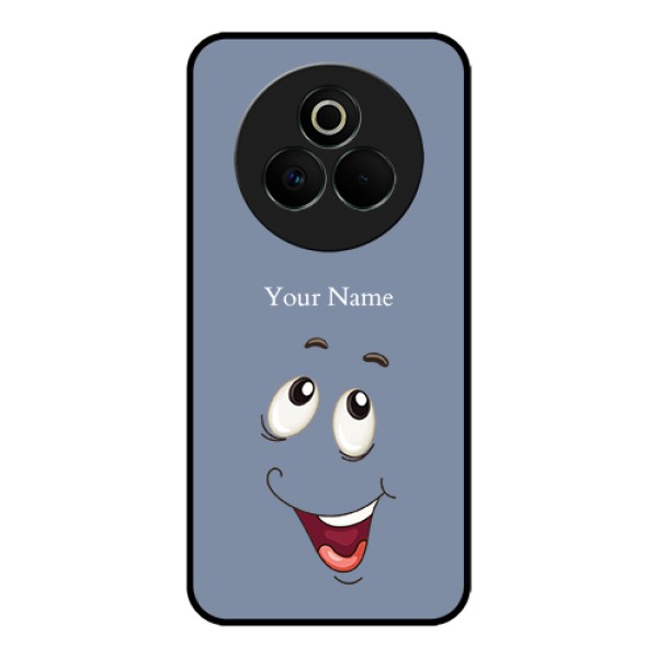 Realme P3 Pro 5G Custom Glass Phone Case - Laughing Cartoon Face Design