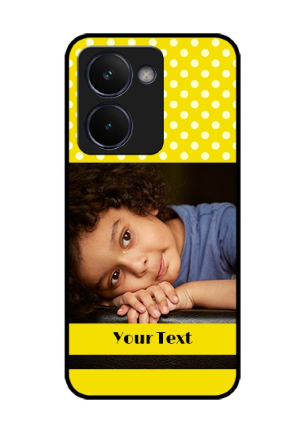 Realme P3 Ultra 5G Custom Glass Phone Case - Bright Yellow Case Design