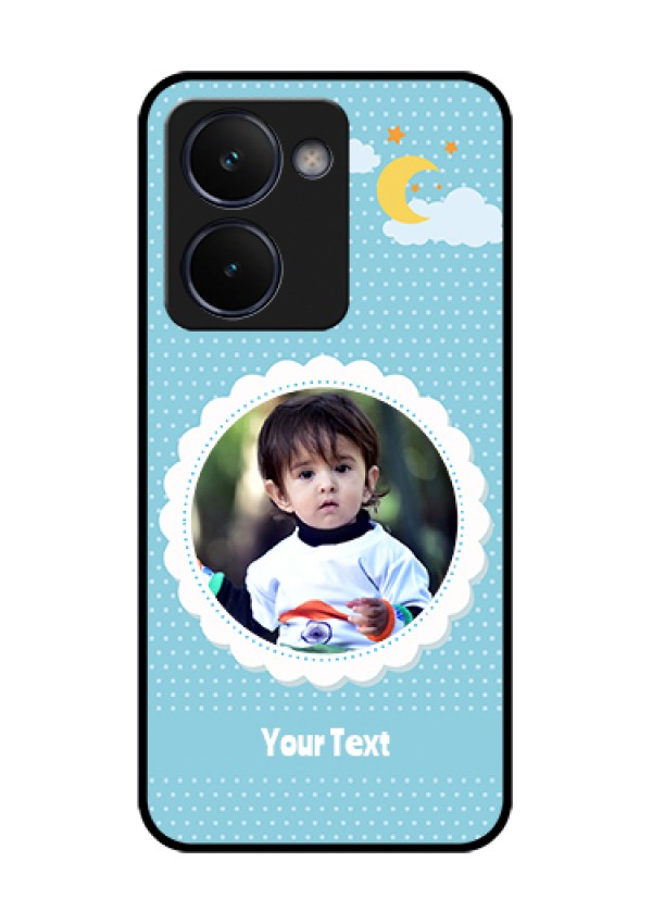 Realme P3 Ultra 5G Custom Glass Phone Case - Violet Pattern Design