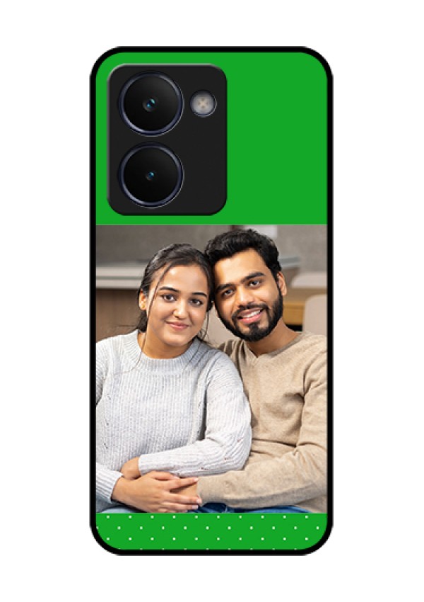 Realme P3 Ultra 5G Custom Glass Phone Case - Green Pattern Design