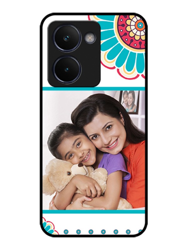 Custom Realme P3 Ultra 5G Custom Glass Phone Case - Flower Design