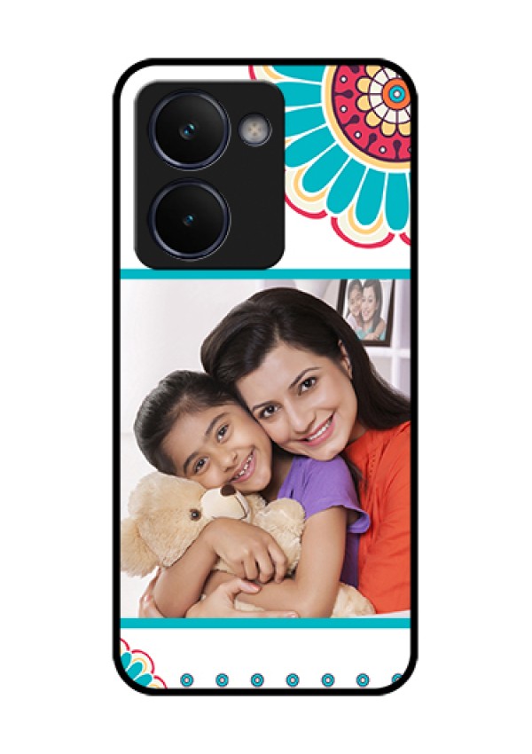 Realme P3 Ultra 5G Custom Glass Phone Case - Flower Design