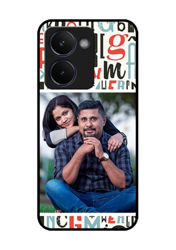 Realme P3 Ultra 5G Custom Glass Phone Case - Alphabet Design