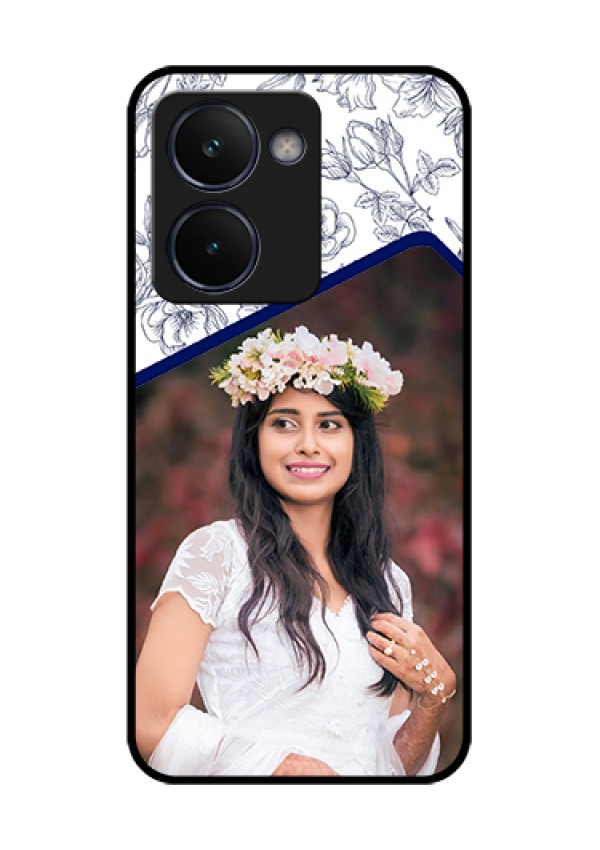 Realme P3 Ultra 5G Custom Glass Phone Case - Classy Floral Design