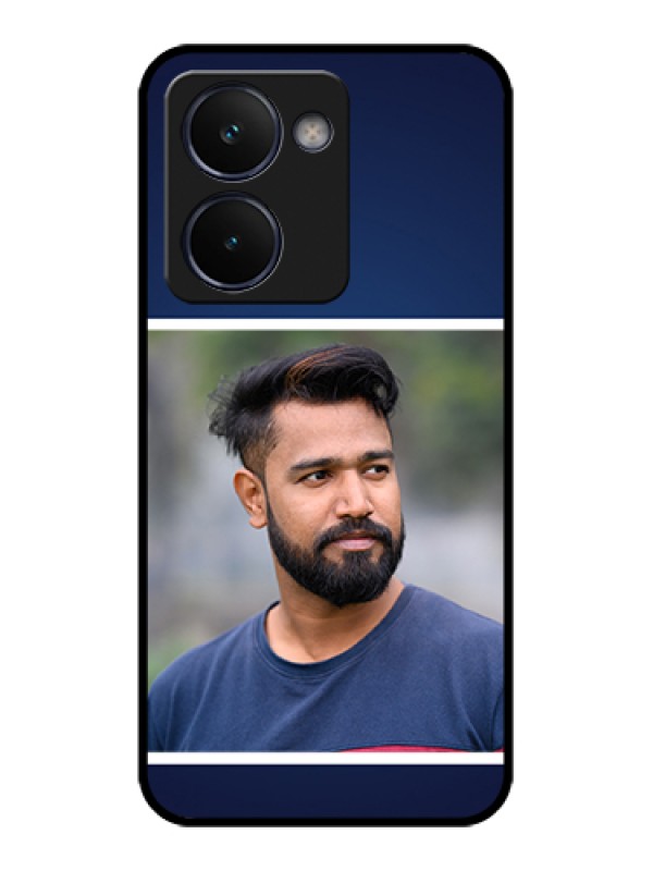 Custom Realme P3 Ultra 5G Custom Glass Phone Case - Simple Royal Blue Design