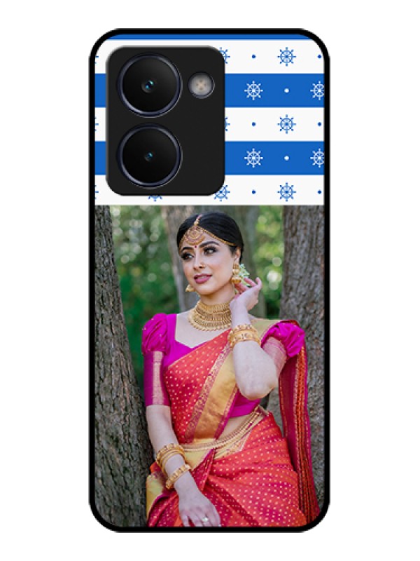 Custom Realme P3 Ultra 5G Custom Glass Phone Case - Snow Pattern Design