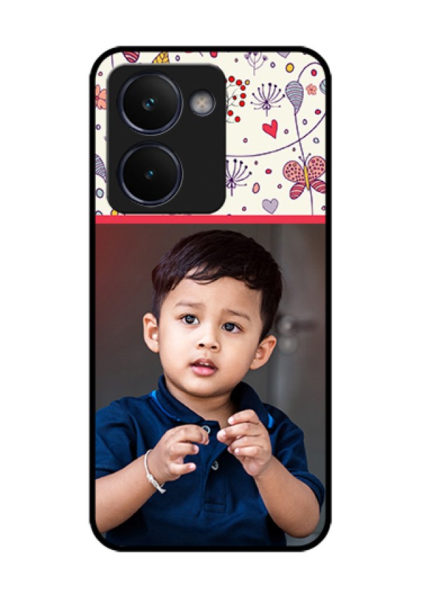 Realme P3 Ultra 5G Custom Glass Phone Case - Premium Floral Design