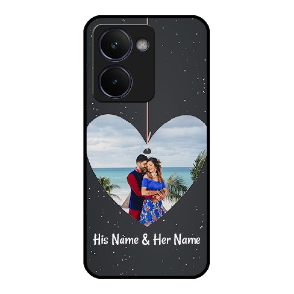 Realme P3 Ultra 5G Custom Glass Phone Case - Hanging Heart Design
