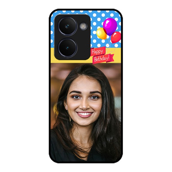 Realme P3 Ultra 5G Custom Glass Phone Case - Happy Birthday Design
