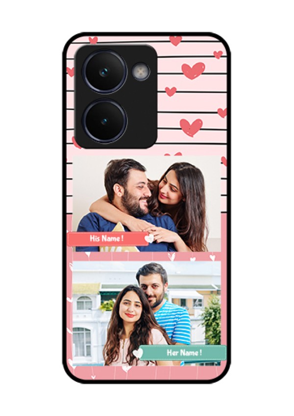 Realme P3 Ultra 5G Custom Glass Phone Case - Photo With Heart Design