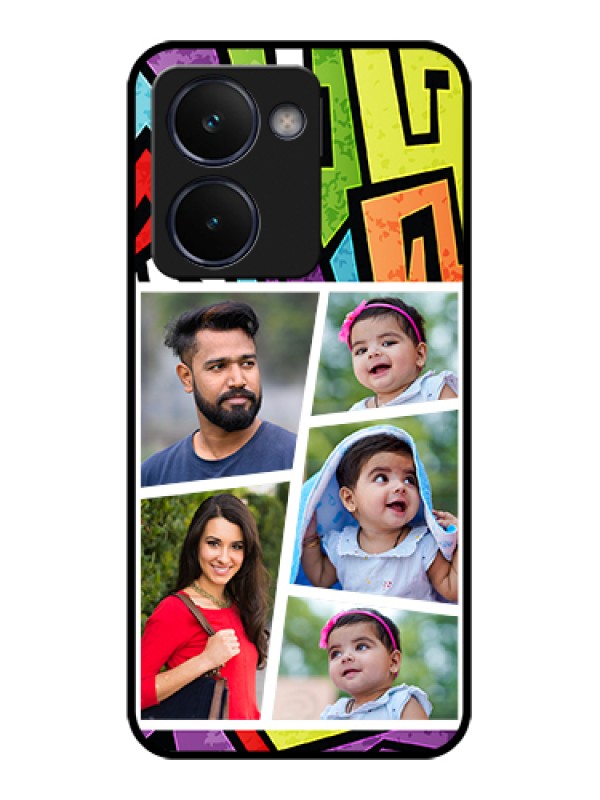 Custom Realme P3 Ultra 5G Custom Glass Phone Case - Graffiti Pattern Design