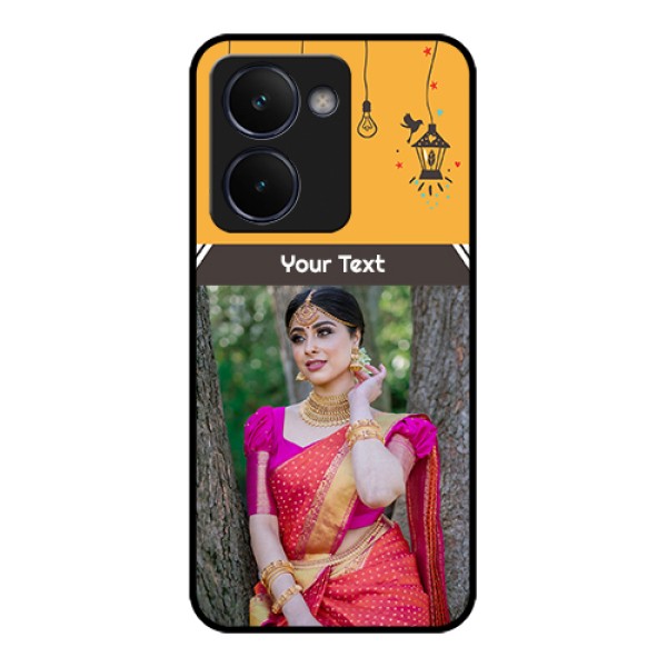 Realme P3 Ultra 5G Custom Glass Phone Case - With Family Picture And Icons