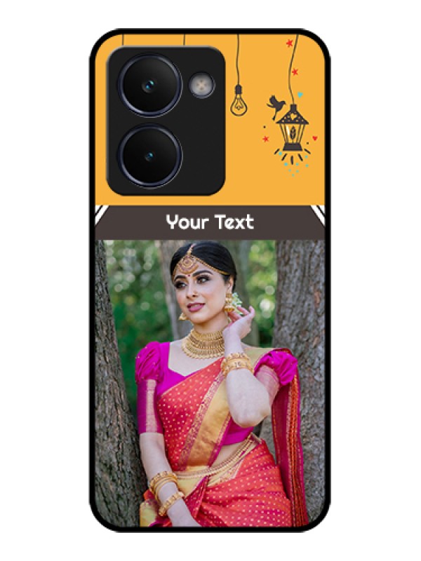 Custom Realme P3 Ultra 5G Custom Glass Phone Case - With Family Picture And Icons