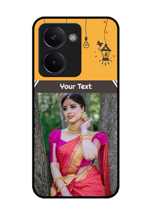 Realme P3 Ultra 5G Custom Glass Phone Case - With Family Picture And Icons