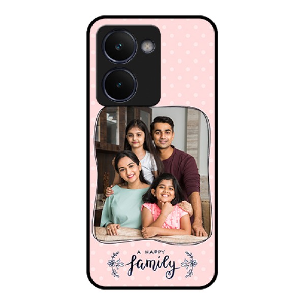 Realme P3 Ultra 5G Custom Glass Phone Case - Family With Dots Design