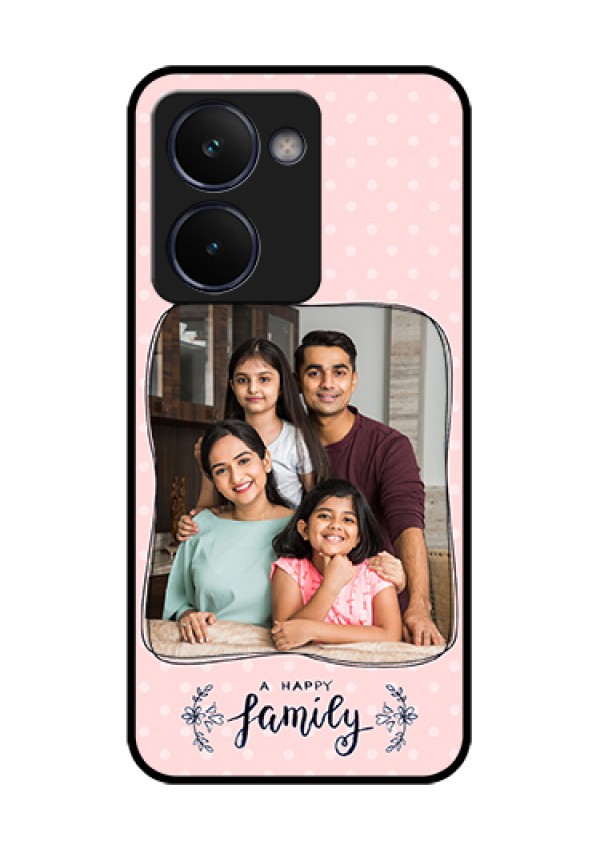 Realme P3 Ultra 5G Custom Glass Phone Case - Family With Dots Design