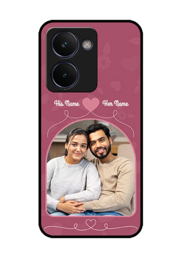 Realme P3 Ultra 5G Custom Glass Phone Case - Love Floral Design