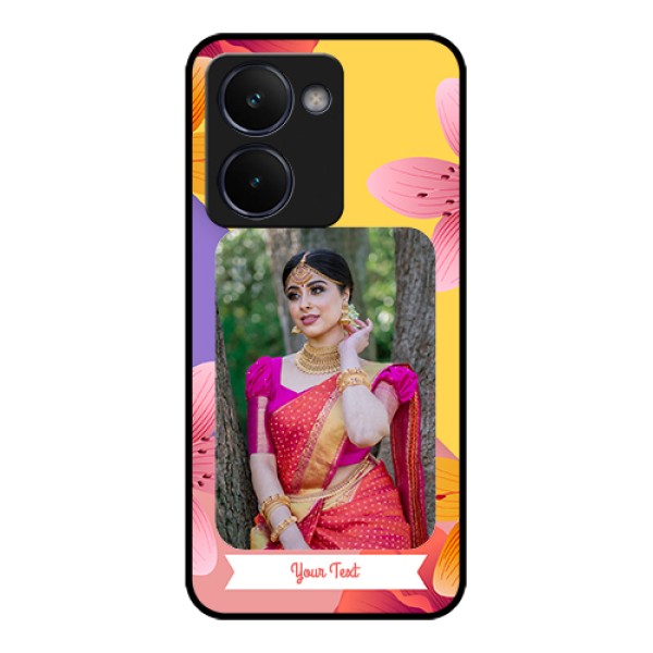 Realme P3 Ultra 5G Custom Glass Phone Case - 3 Image With Vintage Floral Design