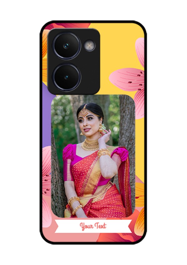 Realme P3 Ultra 5G Custom Glass Phone Case - 3 Image With Vintage Floral Design