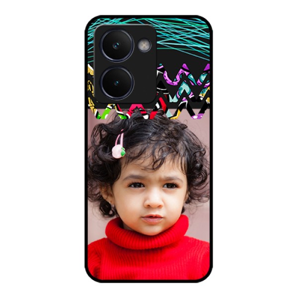 Realme P3 Ultra 5G Custom Glass Phone Case - Neon Abstract Design