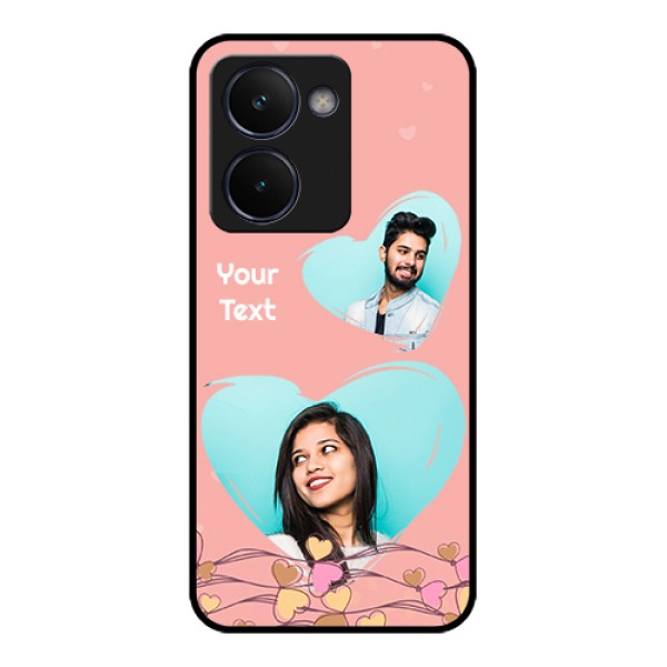 Realme P3 Ultra 5G Custom Glass Phone Case - Love Doodle Design