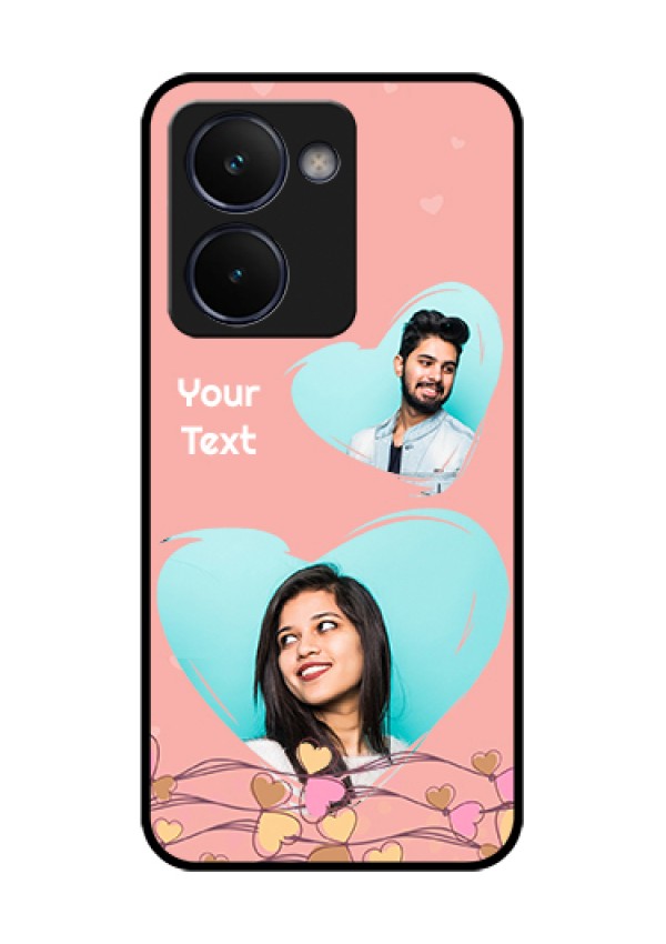 Realme P3 Ultra 5G Custom Glass Phone Case - Love Doodle Design
