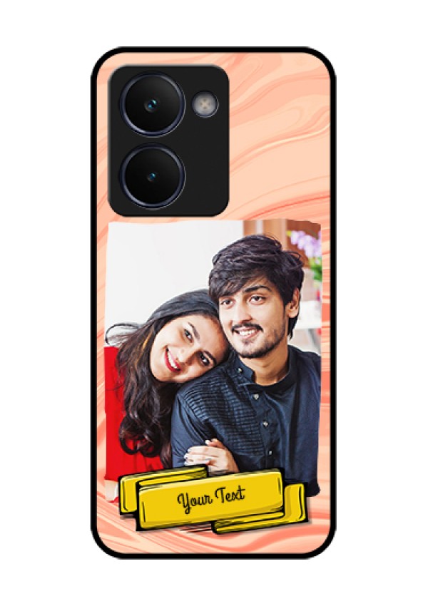 Realme P3 Ultra 5G Custom Glass Phone Case - Marble Texture Design