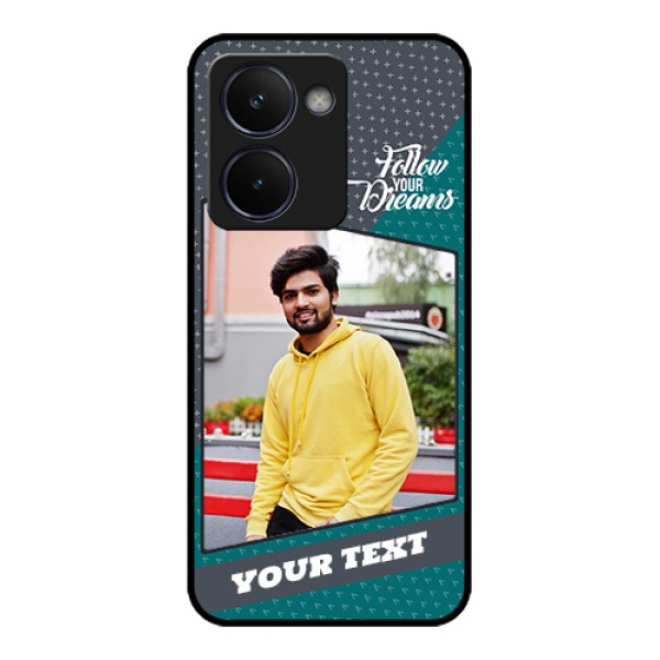 Realme P3 Ultra 5G Custom Glass Phone Case - Background Pattern Design With Quote Realme P3 Ultra 5G Custom Glass Phone Case - Background Pattern Design With Quote