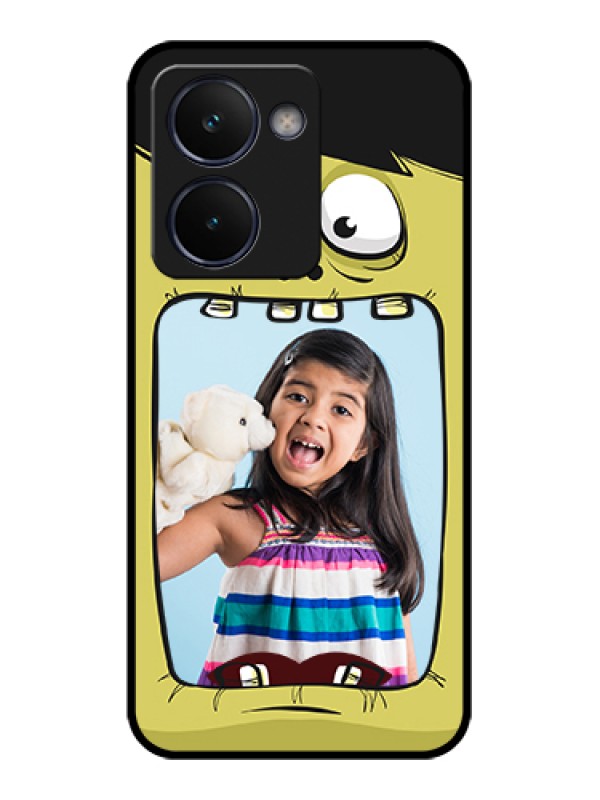 Custom Realme P3 Ultra 5G Custom Glass Phone Case - Cartoon Monster Back Case Design