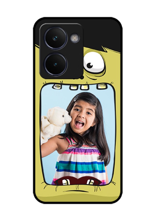 Realme P3 Ultra 5G Custom Glass Phone Case - Cartoon Monster Back Case Design