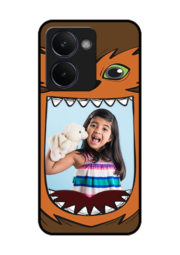 Realme P3 Ultra 5G Custom Glass Phone Case - Owl Monster Back Case Design