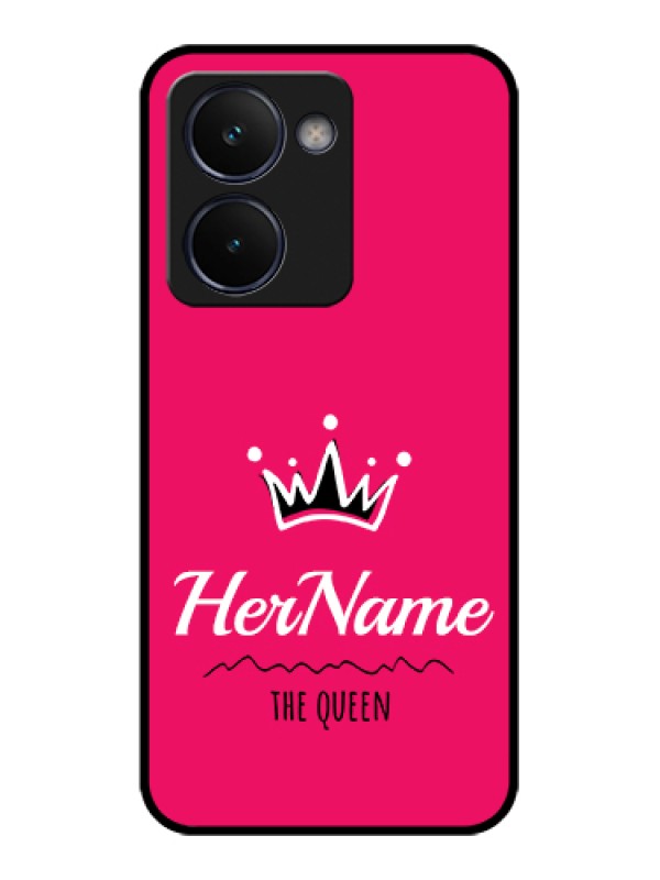 Custom Realme P3 Ultra 5G Custom Glass Phone Case - Queen With Name Design