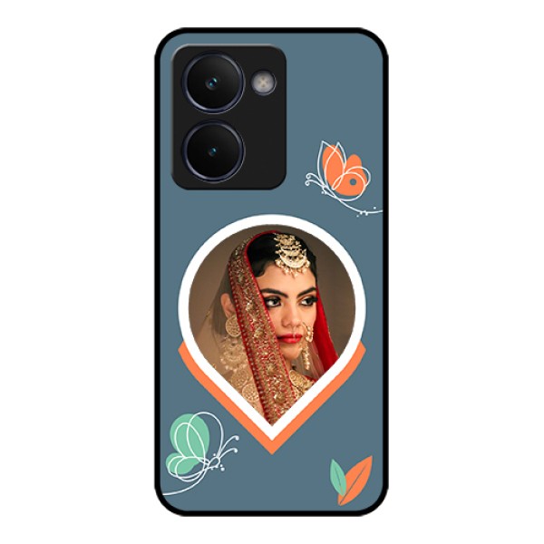 Realme P3 Ultra 5G Custom Glass Phone Case - Droplet Butterflies Design Realme P3 Ultra 5G Custom Glass Phone Case - Droplet Butterflies Design