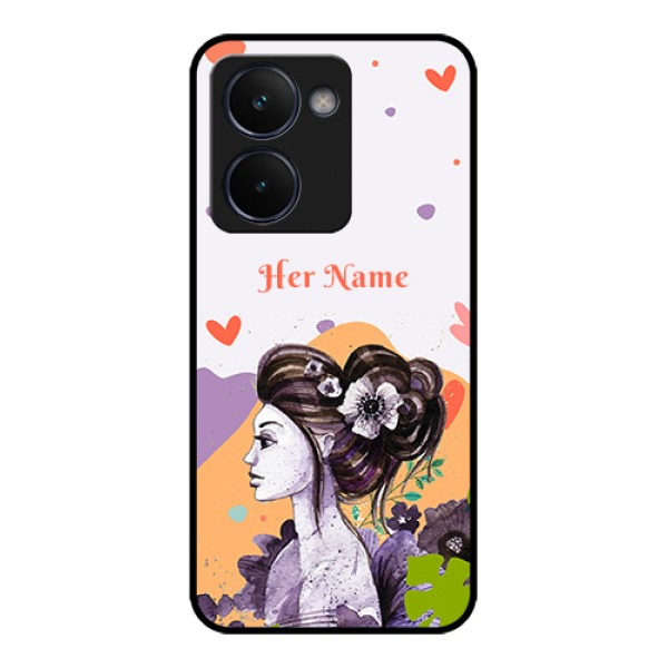 Realme P3 Ultra 5G Custom Glass Phone Case - Woman And Nature Design Realme P3 Ultra 5G Custom Glass Phone Case - Woman And Nature Design