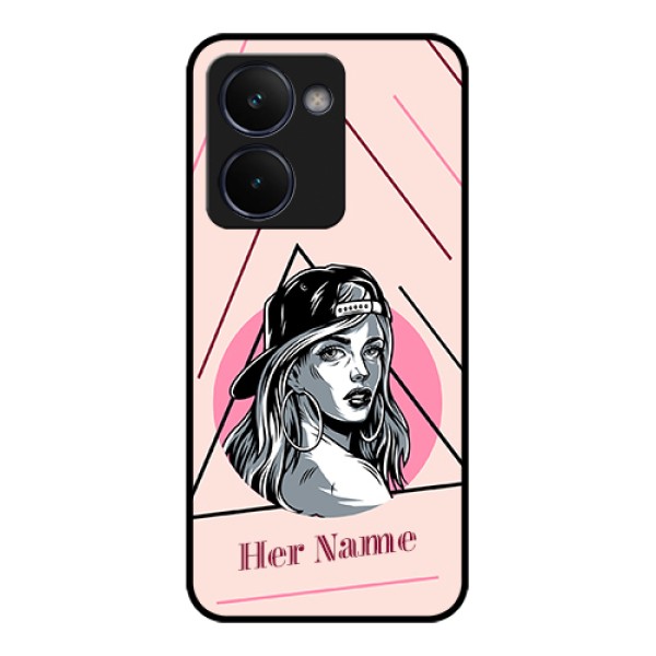 Realme P3 Ultra 5G Custom Glass Phone Case - Rockstar Girl Design