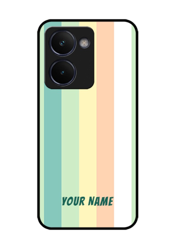 Realme P3 Ultra 5G Custom Glass Phone Case - Multi - Colour Stripes Design