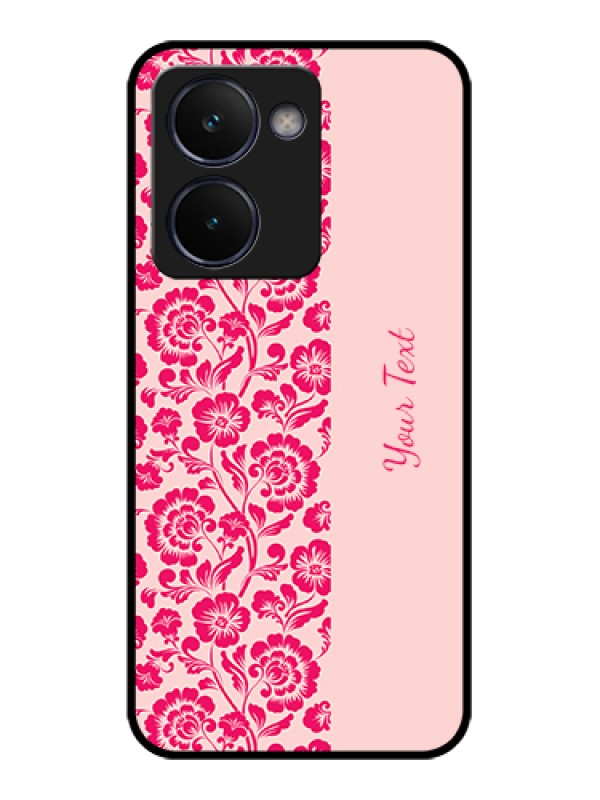 Custom Realme P3 Ultra 5G Custom Glass Phone Case - Attractive Floral Pattern Design