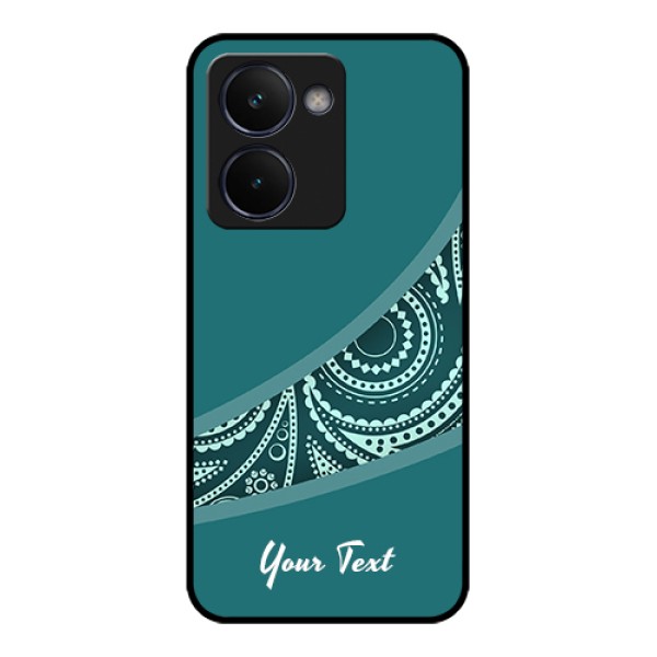 Realme P3 Ultra 5G Custom Glass Phone Case - Semi Visible Floral Design