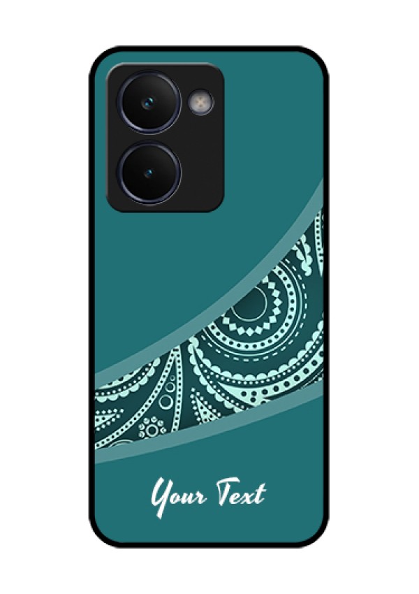 Realme P3 Ultra 5G Custom Glass Phone Case - Semi Visible Floral Design