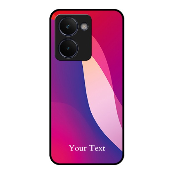 Realme P3 Ultra 5G Custom Glass Phone Case - Digital Abstract Overlap Design