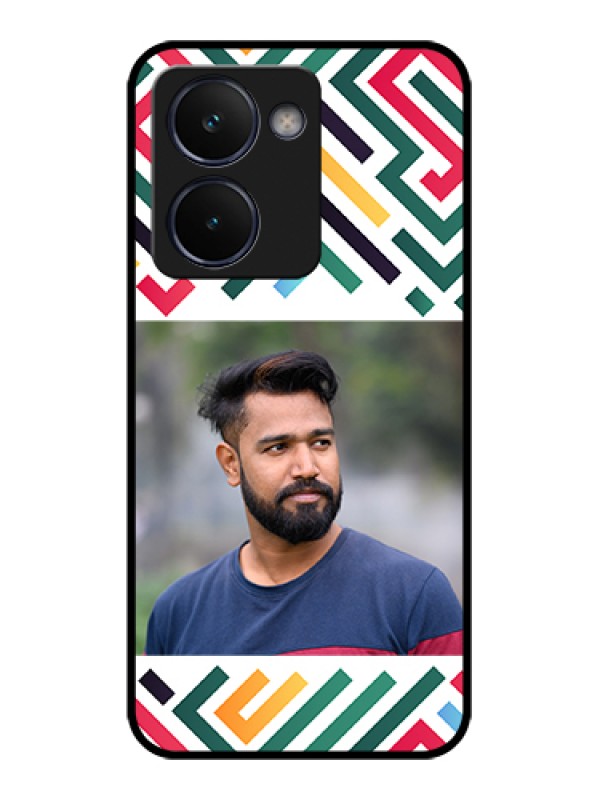 Custom Realme P3 Ultra 5G Custom Glass Phone Case - Colorful Maze Pattern Design